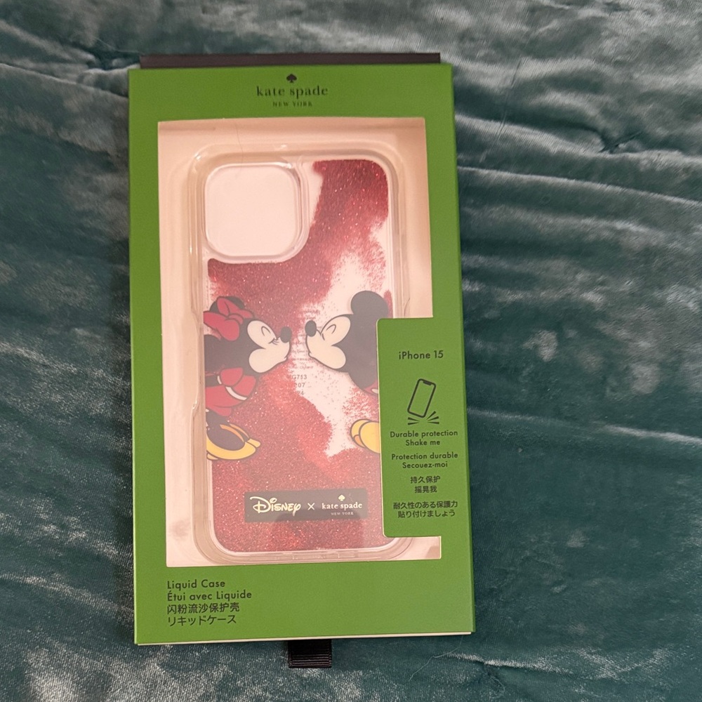 Kate Spade Red Disney iPhone 15 Case